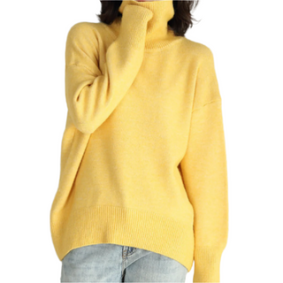 Stylish women's turtleneck jumper 5