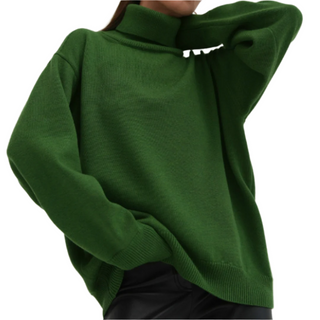 Stylish women's turtleneck jumper 6