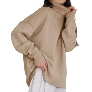 Stylish women's turtleneck jumper 7