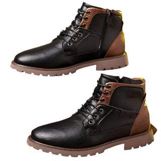 Traditional leather boots for men2