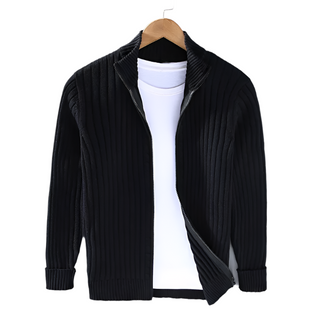 Traditional men's zip-fast cardigan6