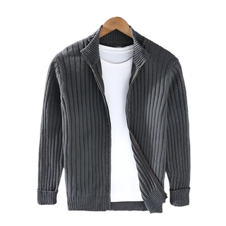 Traditional men's zip-fast cardigan7