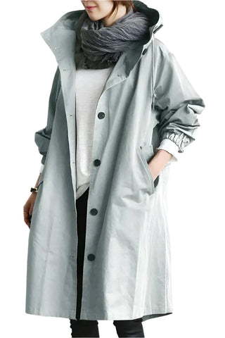 Trend-conscious women's raincoat1