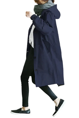 Trend-conscious women's raincoat6