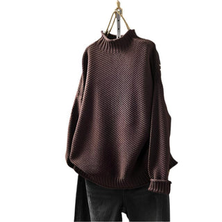 Turtleneck jumper knit for women 2