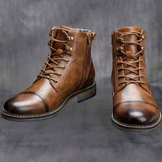 Vintage Leather Boots for Men