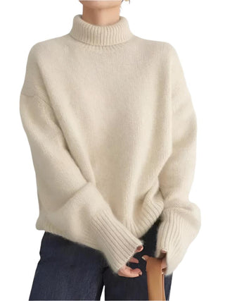 Women's Cashmere Turtleneck Sweater3