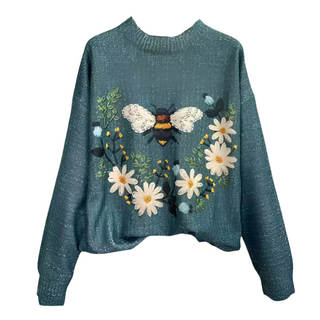 Women's floral print jumper 1