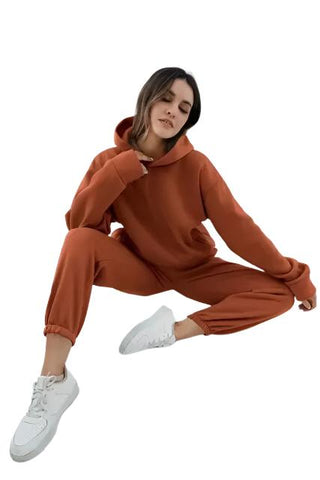 Women's hooded sweatshirt and sweatpants set7