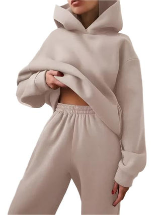 Women's hooded sweatshirt and sweatpants set9