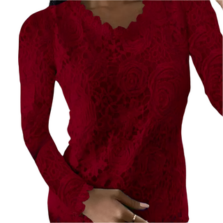 Women's long top long sleeves 3