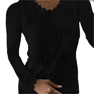 Women's long top long sleeves 5