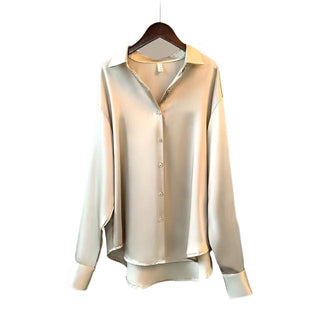 Women's satin shirt 2