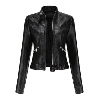 Women's stylish leather jacket1