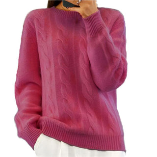 Women's warm knit sweater1