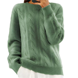 Women's warm knit sweater3