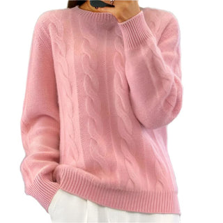 Women's warm knit sweater4