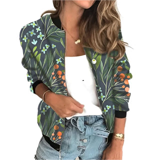 Zip-up jacket with printing 6