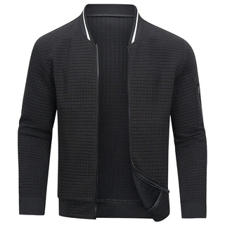 Men's Zip-Up Sweater Regular Fit Warm