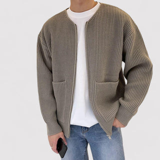 Classic Knitted Men's Cardigan