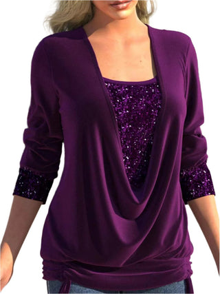 glitter top with sequins 2