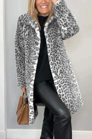 Women's Leopard Print Winter Jackets