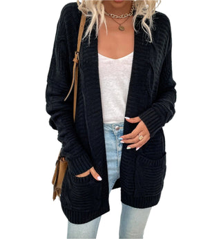 Cozy Cable Knitted Cardigan