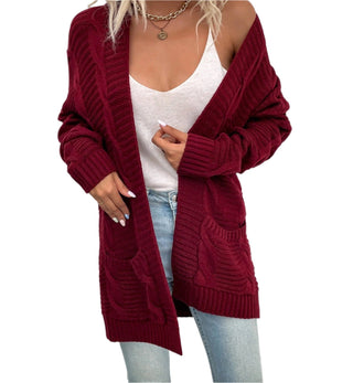 Cozy Cable Knitted Cardigan