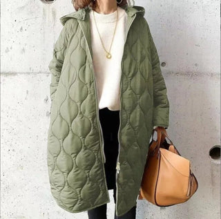 Quilted Hooded Women's Winter Jacket